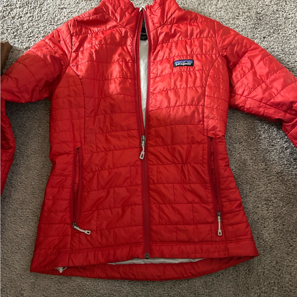 Patagonia Vibrant Red Quilted Jacket